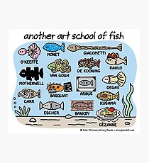 another art school of fish Photographic Print