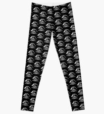 Pirates Adventure Mallorca Merchandise Skull Black Pattern Leggings