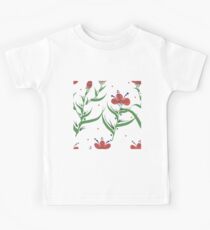 Elegance Seamless pattern with flowers, vector floral illustration in vintage style Kids Tee
