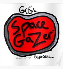 Space Gazer Logo | Giggle | Official Giggle Merch Poster