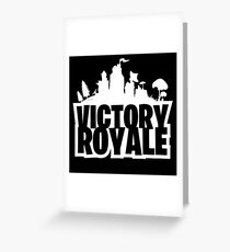 Victory Royale Fortnite Greeting Card