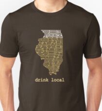 Drink Local - Illinois Beer Shirt Unisex T-Shirt