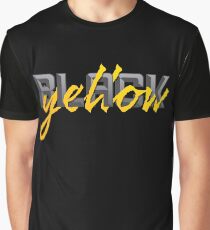 Black and Yellow Pittsburgh Fans Graphic T-Shirt