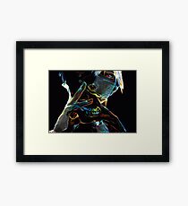 Kaneki´s mask Framed Print