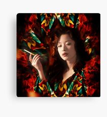 Hong Kong 1982 - a working girl Canvas Print