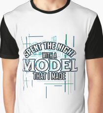 Spent The Night With A Model That I Made - Architect T-Shirt Graphic T-Shirt