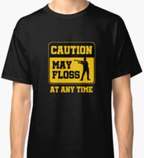 Caution Floss Dance Move Classic T-Shirt