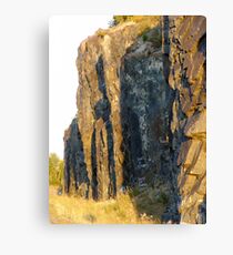 Red Rocks at Nipigon Bay Canvas Print