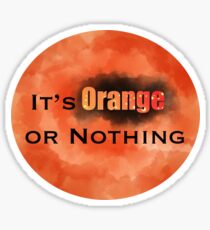 Orange Sticker