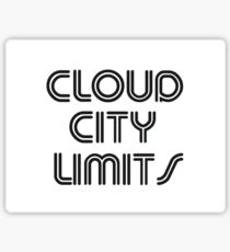 CLOUD CITY LIMITS Sticker