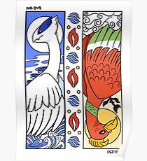 lugia versus ho-oh Poster