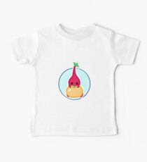 Red pikmin holding golden apple Baby Tee