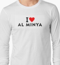 I love Al Minya city Long Sleeve T-Shirt