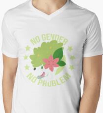 NO GENDER NO PROBLEM - Shaymin Land Form Men's V-Neck T-Shirt