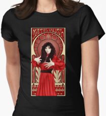 Kate Bush Illustration Tailliertes T-Shirt für Frauen