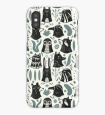 Plants & Animals Pattern iPhone Case