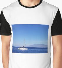 Sunshine Sailboat Graphic T-Shirt