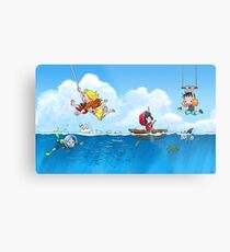 Beach Day Metal Print