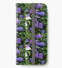 Blue Beauties - Hydrangea Blossoms iPhone Wallet/Case/Skin