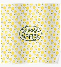 Choose Happy Poster