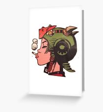 Tank Girl - Profile Greeting Card