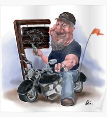 The biker bar Poster