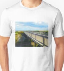 “Bridge to Beauty”, Photo / Digital Painting Unisex T-Shirt