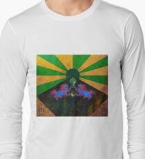 Tibet - golden flag of happiness Long Sleeve T-Shirt
