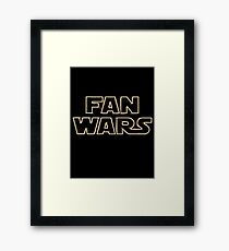 Fan Wars Framed Print