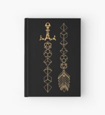 Polyhedral Würfel Set Schwert und Pfeil Tabletop RPG Gaming Notizbuch