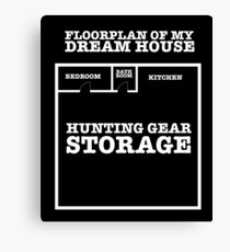 Hunting Dream House Canvas Print