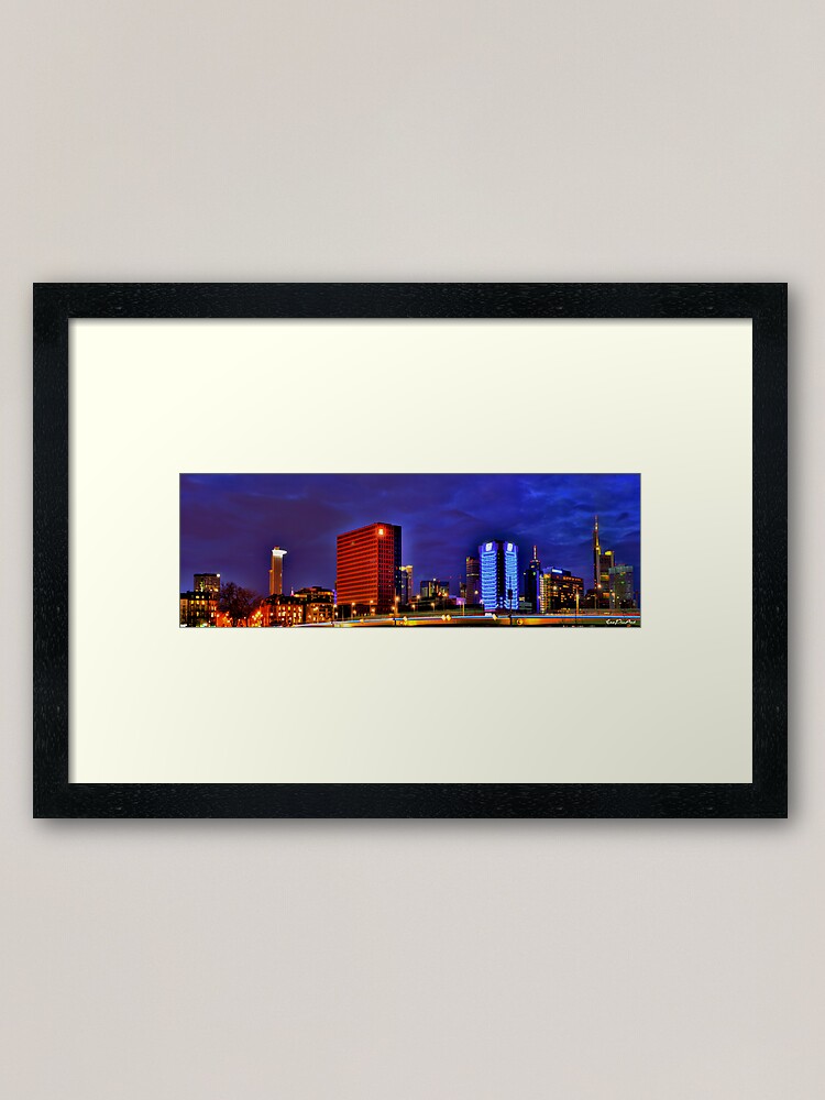 Alternate view of Frankfurt Panorama Framed Art Print