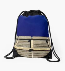 Blue, brutal ,beautiful Drawstring Bag