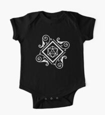 Vintage Polyhedral D20 Dice Tabletop RPG Gaming One Piece - Short Sleeve