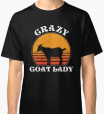Crazy Goat Lady Funny Goat Lover Classic T-Shirt