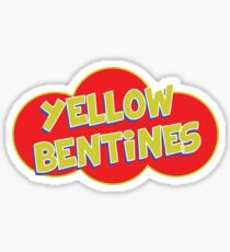 Yellow Bentines Sticker