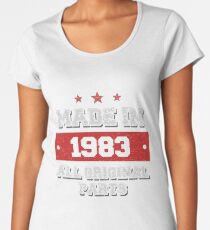 Made in 1983 - All Original Parts Birthday Gift Women's Premium T-Shirt
