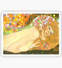 Gustav Klimt "Water Serpents" (detail) Sticker