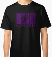 Bar Code Ribbon Alzheimers Awareness Classic T-Shirt