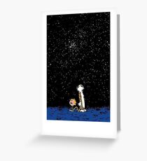 in space Greeting Card
