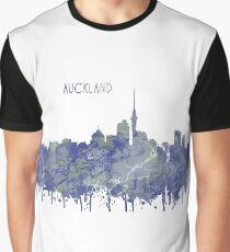 Auckland, Auckland skyline, watercolor Auckland Graphic T-Shirt
