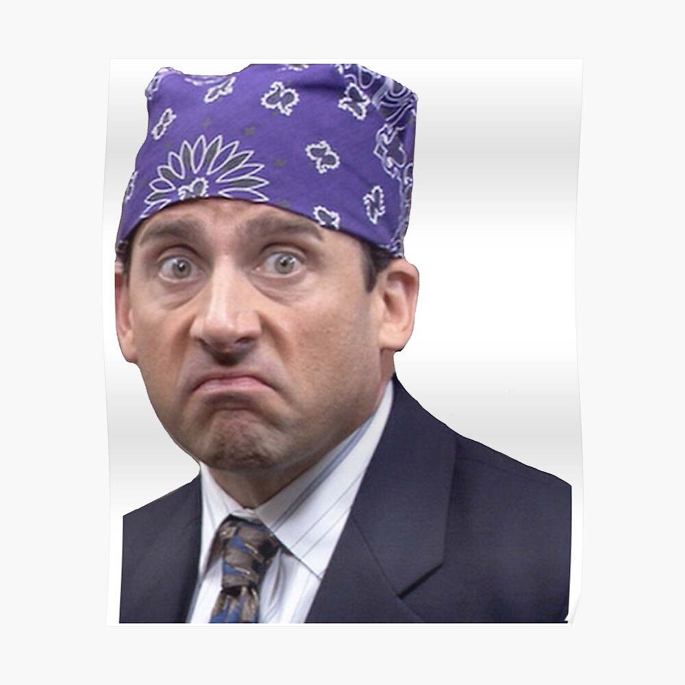 Michael Scott Prison Mike The Office Poster By Tyrodesign Redbubble