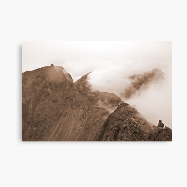 From Sgurr Mhic Choinnich Back to The Inaccessible Pinnacle, Skye Canvas Print
