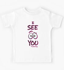 I See You - Hot Pink Kids Tee