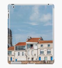 Houses along the sea in La Rochelle iPad Case/Skin