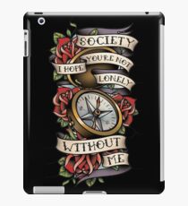Gesellschaft iPad-Hülle & Klebefolie