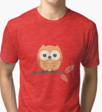 Cute baby owl Tri-blend T-Shirt