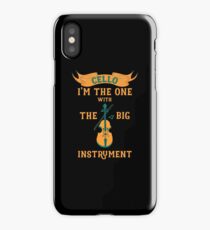 Cello Men Violoncello Cellist Player Orchestra iPhone Case