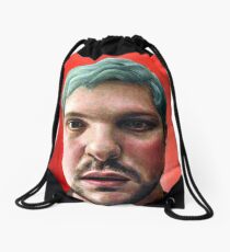 Jowly and Confused Drawstring Bag
