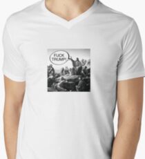 Jesus - tuck frump - sermon on the mount Men's V-Neck T-Shirt